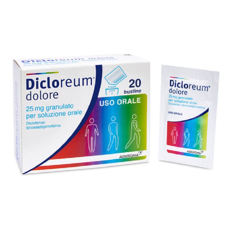 DICLOREUM DOLORE*20BUST 25MG